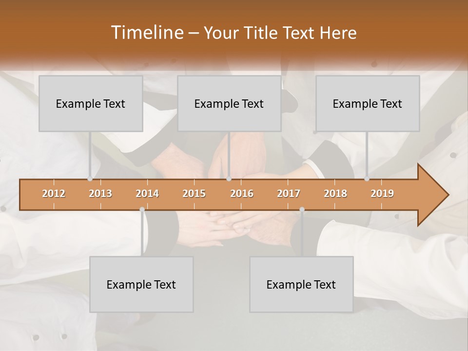 A Group Of Chefs Putting Their Hands Together PowerPoint Template