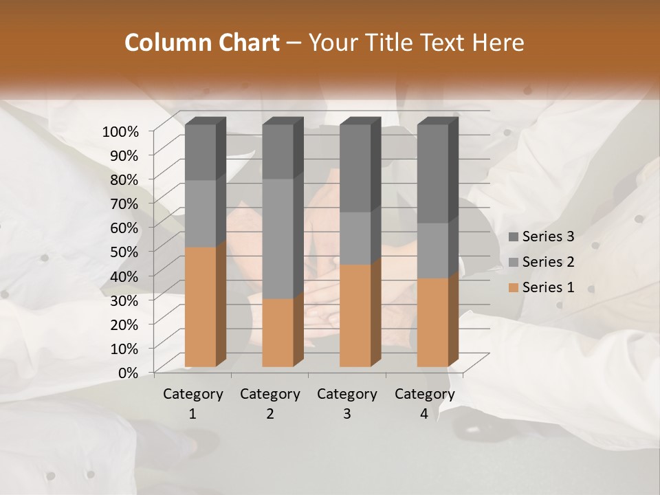 A Group Of Chefs Putting Their Hands Together PowerPoint Template