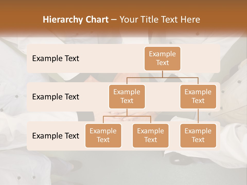 A Group Of Chefs Putting Their Hands Together PowerPoint Template