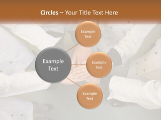 A Group Of Chefs Putting Their Hands Together PowerPoint Template