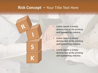 A Group Of Chefs Putting Their Hands Together PowerPoint Template