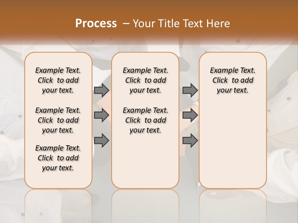 A Group Of Chefs Putting Their Hands Together PowerPoint Template