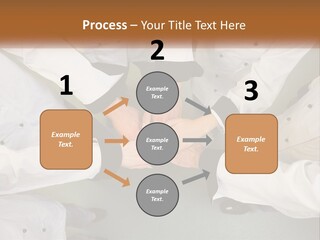 A Group Of Chefs Putting Their Hands Together PowerPoint Template