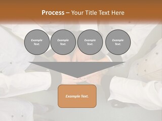 A Group Of Chefs Putting Their Hands Together PowerPoint Template
