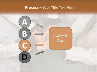 A Group Of Chefs Putting Their Hands Together PowerPoint Template