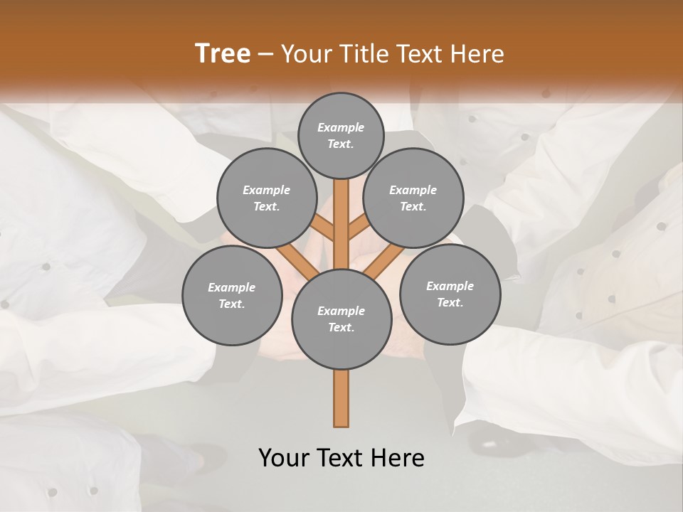 A Group Of Chefs Putting Their Hands Together PowerPoint Template