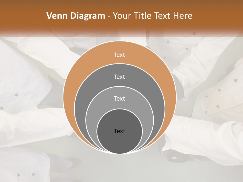 A Group Of Chefs Putting Their Hands Together PowerPoint Template