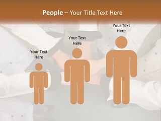 A Group Of Chefs Putting Their Hands Together PowerPoint Template