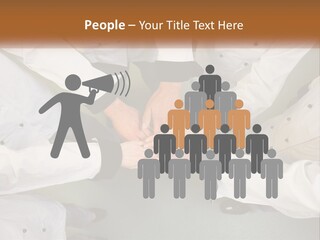 A Group Of Chefs Putting Their Hands Together PowerPoint Template