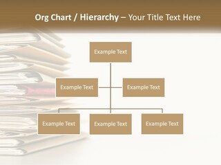 A Stack Of Books With A Red Pen On Top Of It PowerPoint Template