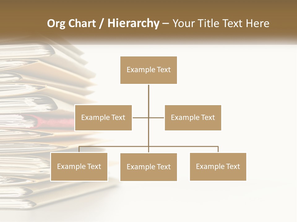 A Stack Of Books With A Red Pen On Top Of It PowerPoint Template