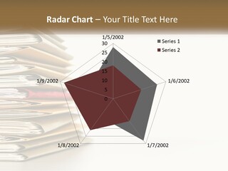 A Stack Of Books With A Red Pen On Top Of It PowerPoint Template