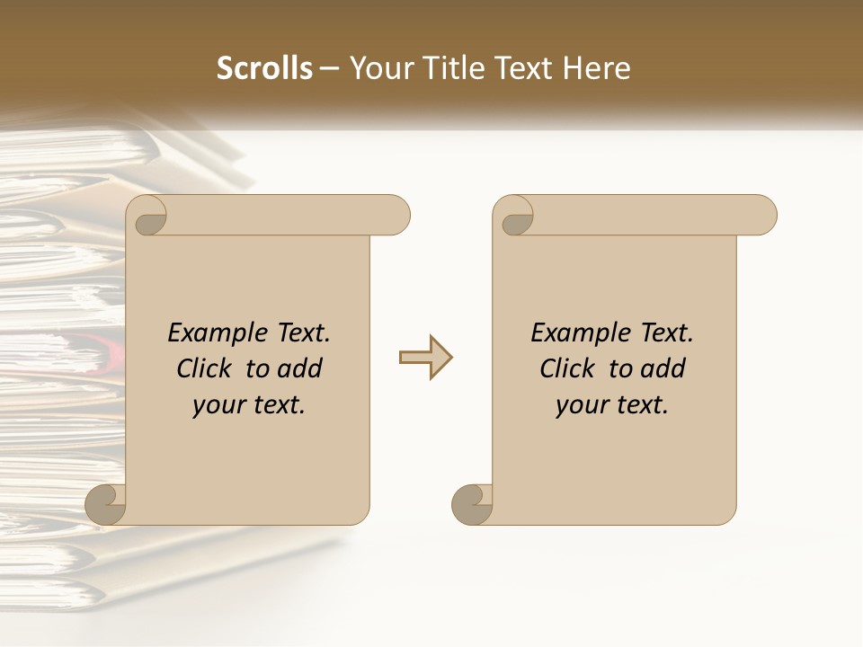 A Stack Of Books With A Red Pen On Top Of It PowerPoint Template