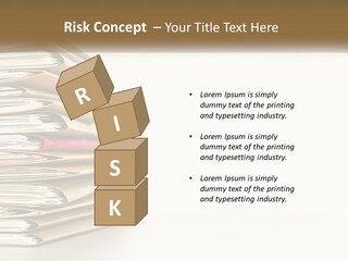 A Stack Of Books With A Red Pen On Top Of It PowerPoint Template