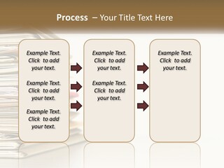 A Stack Of Books With A Red Pen On Top Of It PowerPoint Template