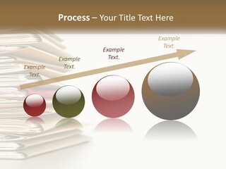 A Stack Of Books With A Red Pen On Top Of It PowerPoint Template