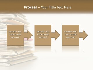 A Stack Of Books With A Red Pen On Top Of It PowerPoint Template