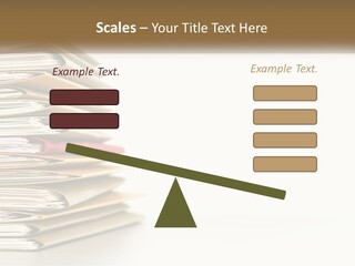 A Stack Of Books With A Red Pen On Top Of It PowerPoint Template