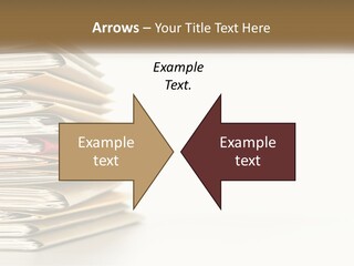 A Stack Of Books With A Red Pen On Top Of It PowerPoint Template