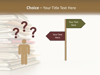 A Stack Of Books With A Red Pen On Top Of It PowerPoint Template