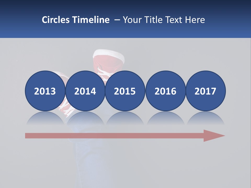 A Person's Feet With Red Sneakers On A Gray Background PowerPoint Template