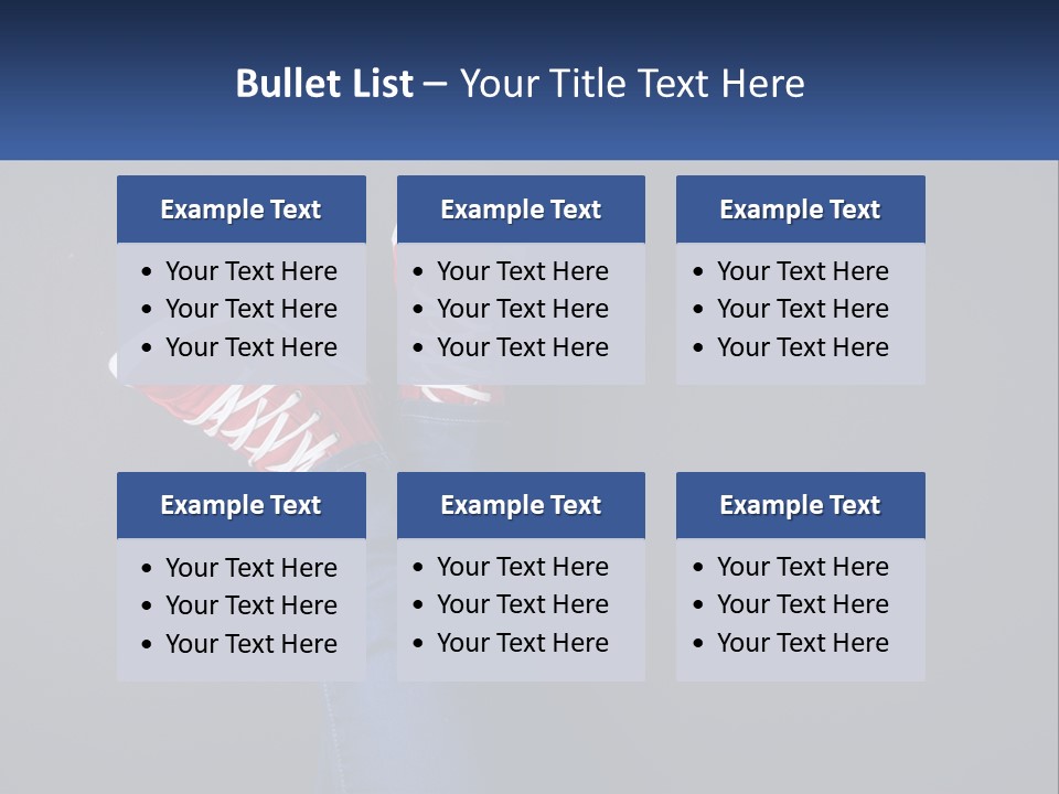 A Person's Feet With Red Sneakers On A Gray Background PowerPoint Template