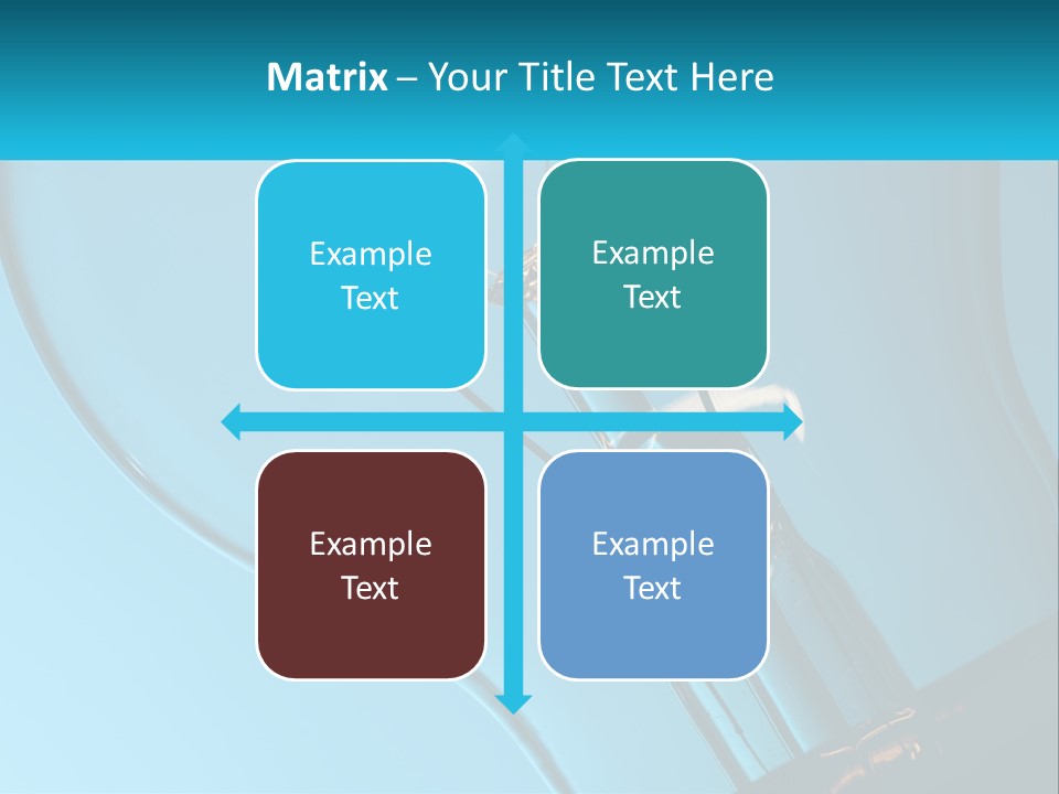A Light Bulb With A Blue Background Is Shown PowerPoint Template