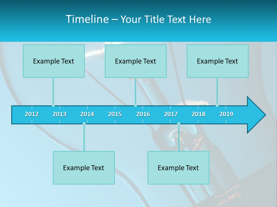 A Light Bulb With A Blue Background Is Shown PowerPoint Template