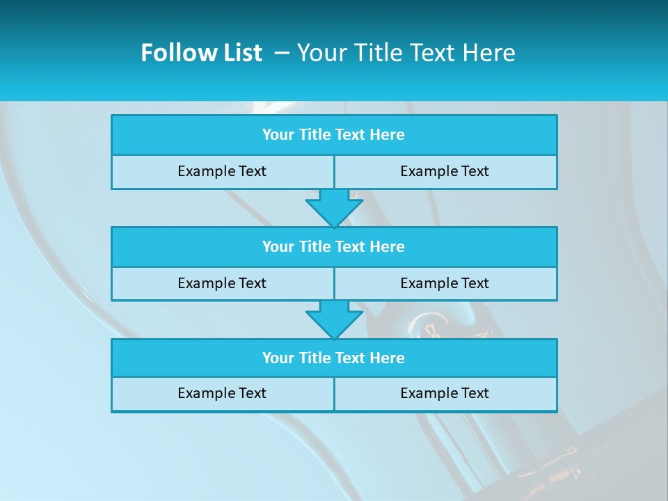 A Light Bulb With A Blue Background Is Shown PowerPoint Template