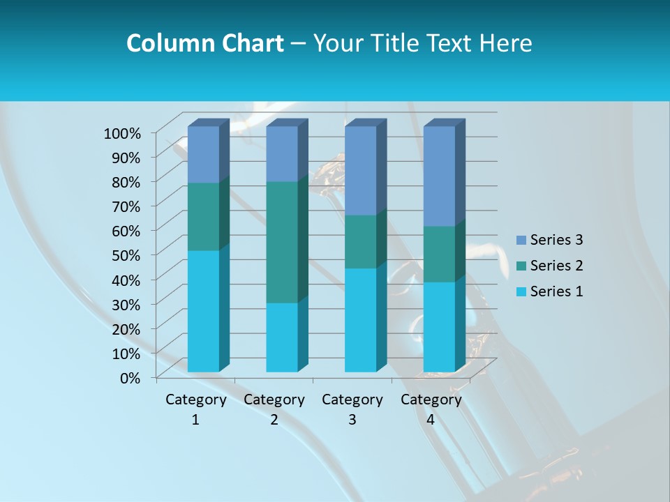 A Light Bulb With A Blue Background Is Shown PowerPoint Template
