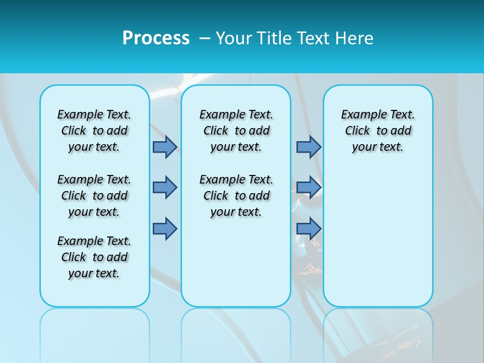 A Light Bulb With A Blue Background Is Shown PowerPoint Template
