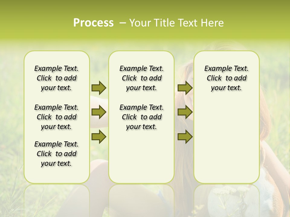 A Woman Taking A Picture With Her Dog PowerPoint Template