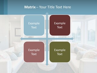 A Living Room Filled With Furniture And A Fire Place PowerPoint Template