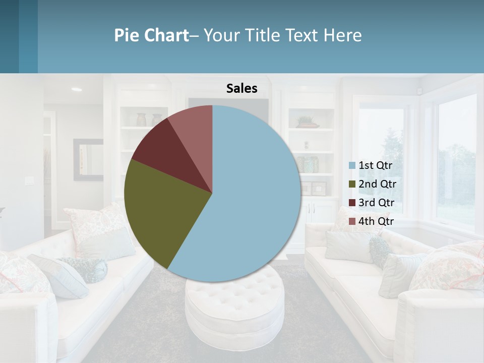 A Living Room Filled With Furniture And A Fire Place PowerPoint Template