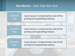 A Living Room Filled With Furniture And A Fire Place PowerPoint Template