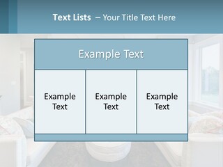 A Living Room Filled With Furniture And A Fire Place PowerPoint Template