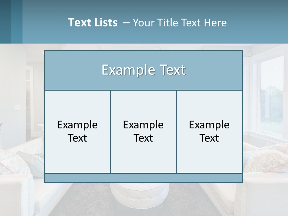 A Living Room Filled With Furniture And A Fire Place PowerPoint Template