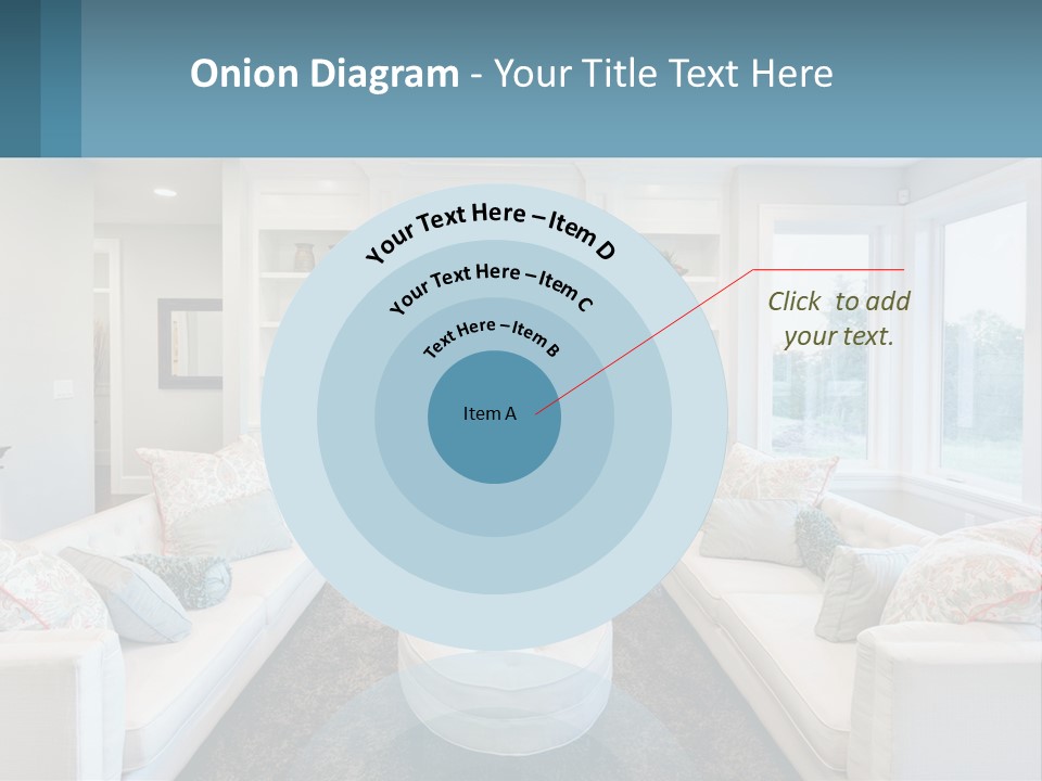 A Living Room Filled With Furniture And A Fire Place PowerPoint Template