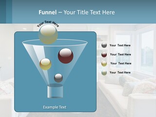 A Living Room Filled With Furniture And A Fire Place PowerPoint Template