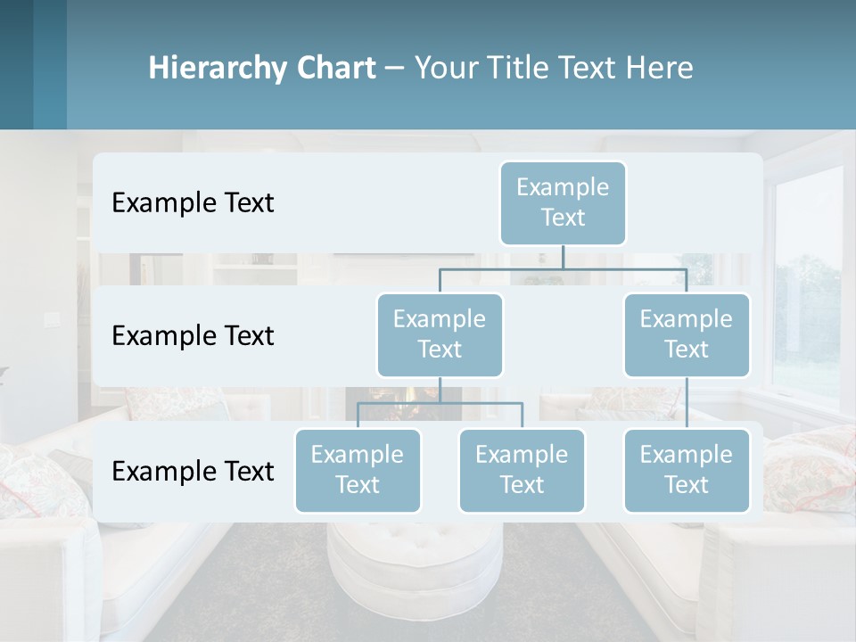 A Living Room Filled With Furniture And A Fire Place PowerPoint Template