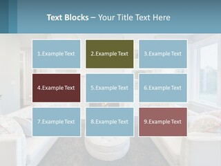 A Living Room Filled With Furniture And A Fire Place PowerPoint Template