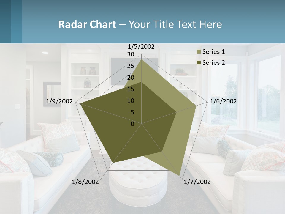 A Living Room Filled With Furniture And A Fire Place PowerPoint Template