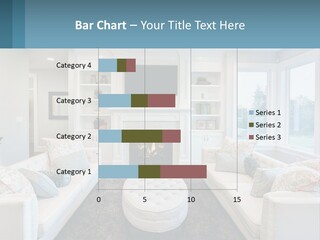 A Living Room Filled With Furniture And A Fire Place PowerPoint Template