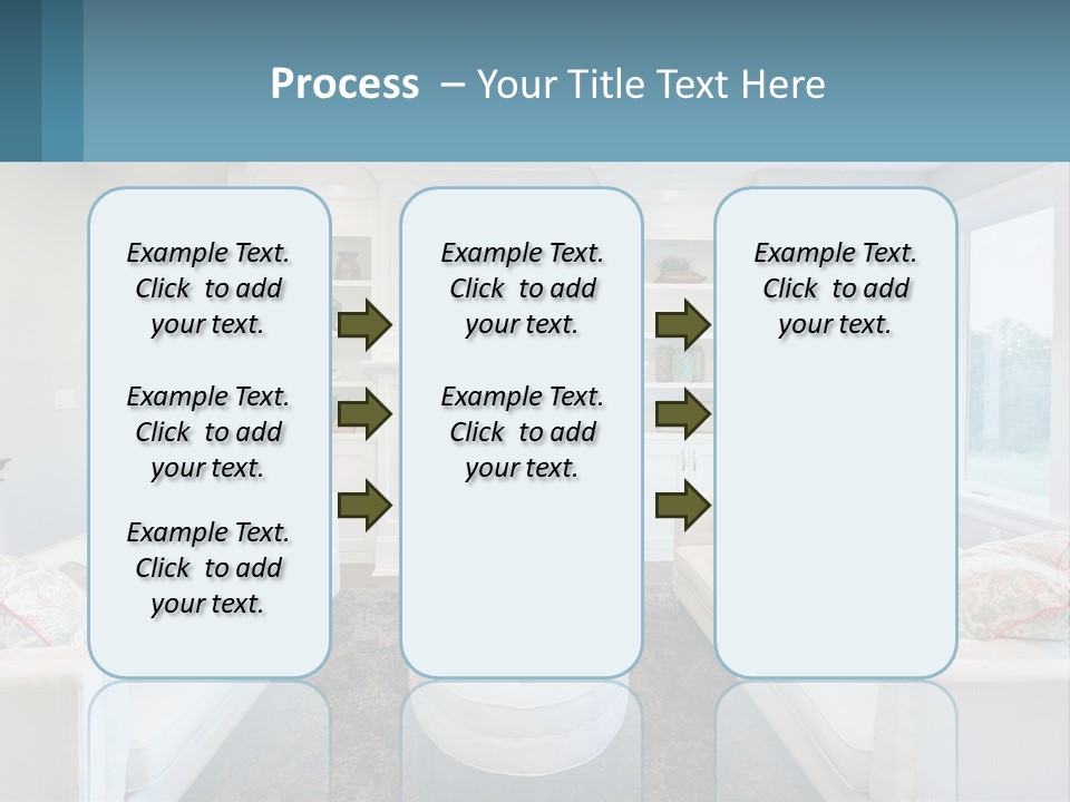 A Living Room Filled With Furniture And A Fire Place PowerPoint Template