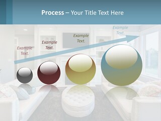 A Living Room Filled With Furniture And A Fire Place PowerPoint Template