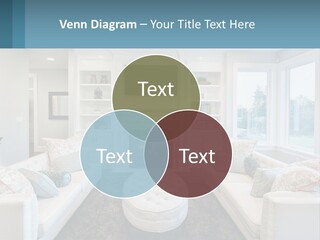 A Living Room Filled With Furniture And A Fire Place PowerPoint Template