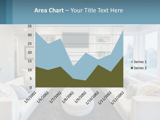 A Living Room Filled With Furniture And A Fire Place PowerPoint Template