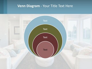 A Living Room Filled With Furniture And A Fire Place PowerPoint Template