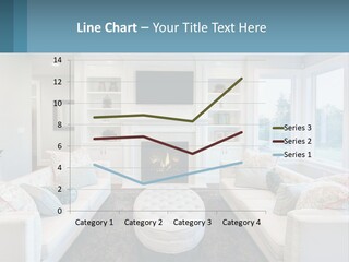 A Living Room Filled With Furniture And A Fire Place PowerPoint Template