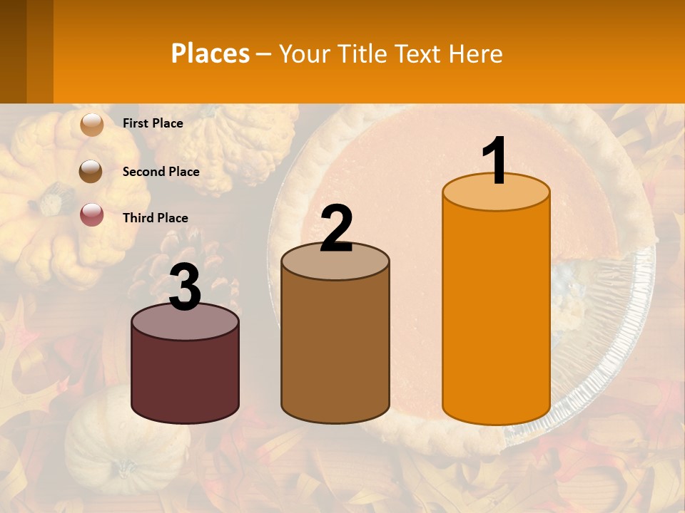 A Pie With A Piece Missing From It On A Table PowerPoint Template